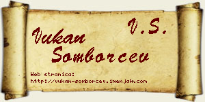 Vukan Somborčev vizit kartica